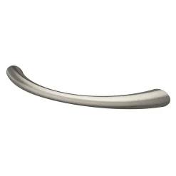 Poignée de meuble nœud Primel effet nickel satin gris l.114mm x l.11mm x H. 27mm entraxe 96mm-GoodHome Outlet