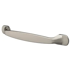 Poignée de meuble nœud Govlin aluminium effet nickel satin gris l.164mm x l.20mm x H. 24mm entraxe 128mm-GoodHome Outlet