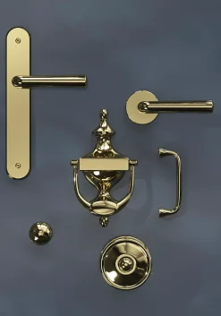 Poignée de meuble nœud Tudy Laiton effet laiton doré l.110mm x H. 15mm entraxe 96mm-GoodHome New