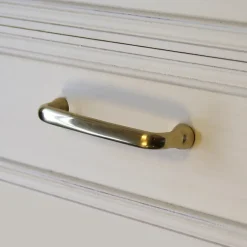 Poignée de meuble nœud Tudy Laiton effet laiton doré l.110mm x H. 15mm entraxe 96mm-GoodHome New