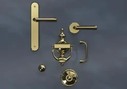 Poignée de meuble nœud Tudy Laiton effet laiton doré l.110mm x H. 15mm entraxe 96mm-GoodHome New