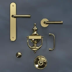 Poignée de meuble nœud Tudy Laiton effet laiton doré l.110mm x H. 15mm entraxe 96mm-GoodHome New