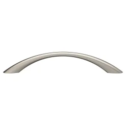 Poignée de meuble nœud Primel effet nickel satin gris l.160mm x l.9mm x H. 27mm entraxe 128mm^GoodHome Sale