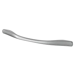 Poignée de meuble nœud Ruis effet chromé gris l.169mm x l.10mm x H. 25mm entraxe 128mm-GoodHome