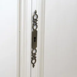 Poignée de meuble Rohan effet laiton satin doré l.141mm x H. 16mm entraxe 128mm^ New