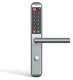 Poignée électronique à code Easykey Slim DOM Serrure pour porte intérieure droite^Autres