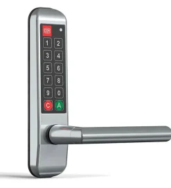 Poignée électronique serrure à code Easykey DOM serrure inox porte intérieure 50 mm sans clé-Autres Clearance