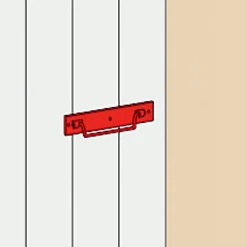 Poignée sur platine acier l.140 mm-Afbat New