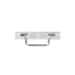 Poignée sur platine longueur 120 mm - acier zingué jaune-Afbat Best