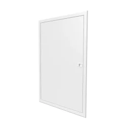 Porte Affleurante pour bac d'encastrement BTT3 - 2x13 modules - Blanc - H. hors-tout 830 mm-Atole Sale