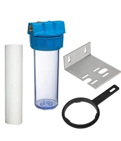 Porte-filtre à eau 9 '' 3/4 - 20/27F avec cartouche anti-sédiment 20 microns, équerre et clé-Apic Best