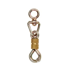 Porte-mousqueton à touret 8.5 cm^Diall New