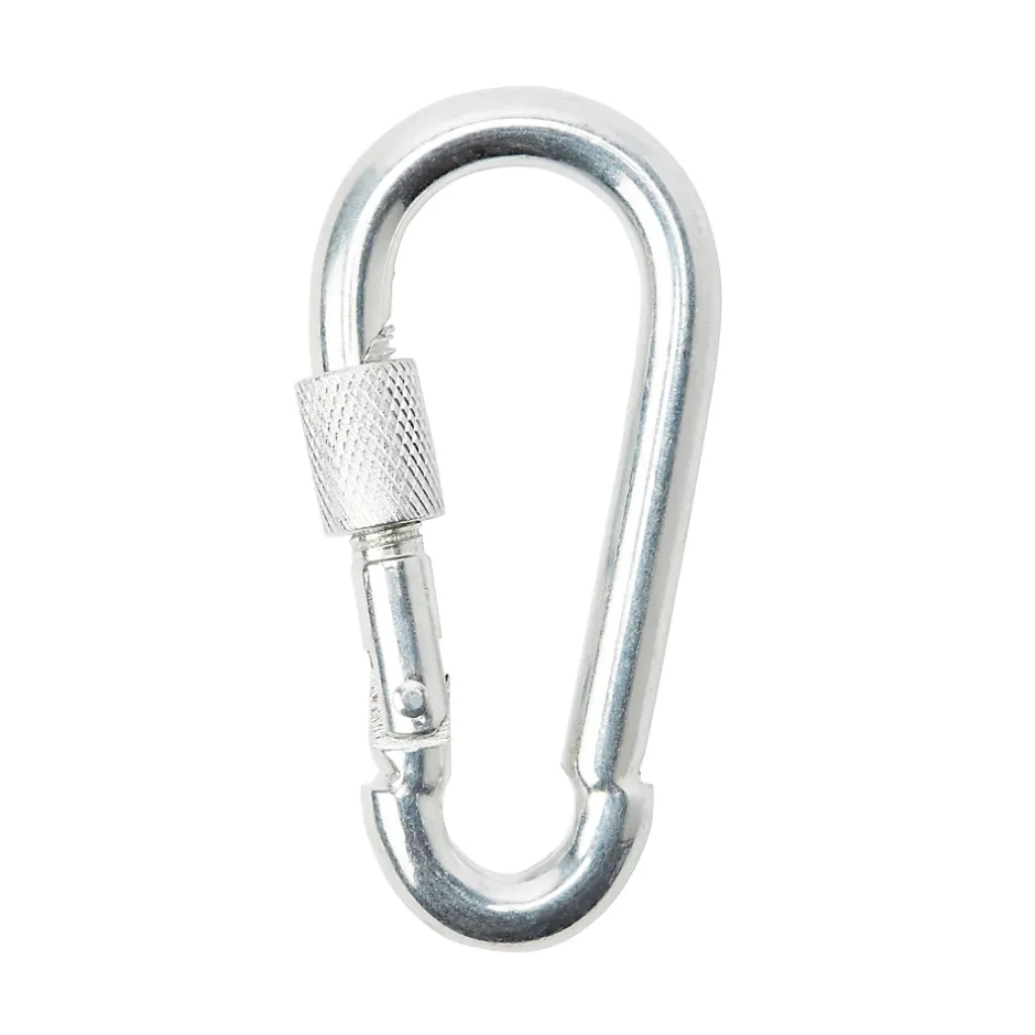 Porte-mousqueton type pompier à vis 6 cm^Diall Clearance