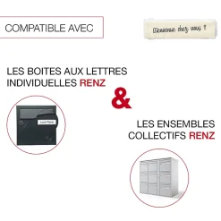 Porte-nom normalisé à encliqueter-Renz Clearance