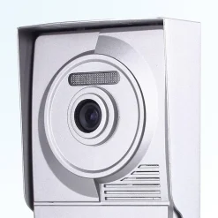 Portier interphone vidéo classic 4 fils - 4 appartements - 4 écrans blancs 7