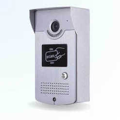 Portier interphone vidéo cards 4 fils - 1 écran blanc - avec lecteur de badge^BT SECURITY Hot