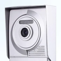 Portier interphone vidéo neo 2 fils - 6 appartements - 6 écrans noirs-BT SECURITY New