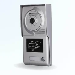 Portier interphone vidéo neo 2 fils - 1 appartement - 1 écran noir - avec lecteur de badge^BT SECURITY Online