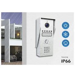 Portier Vidéo filaire connecté Wifi avec Ecran tactile 7p, 2 fils, Contrôle vocal^Kyf Discount