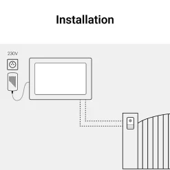 Portier visiophone Easy kit Plus écran 7