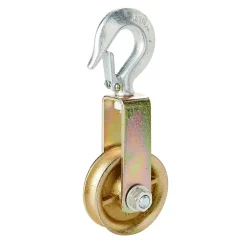 Poulie à crochet renforcé avec galet ø8 cm-Diall Sale