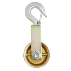 Poulie à crochet renforcé avec galet ø8 cm-Diall Sale