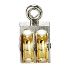 Poulie fixe 2 galets ø3 cm Alliage de zinc^Diall Sale