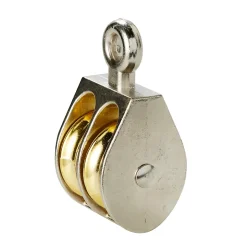 Poulie fixe 2 galets ø3 cm Alliage de zinc^Diall Sale