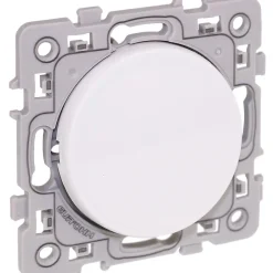 Poussoir à fermeture 10A - SQUARE Blanc^Eurohm New