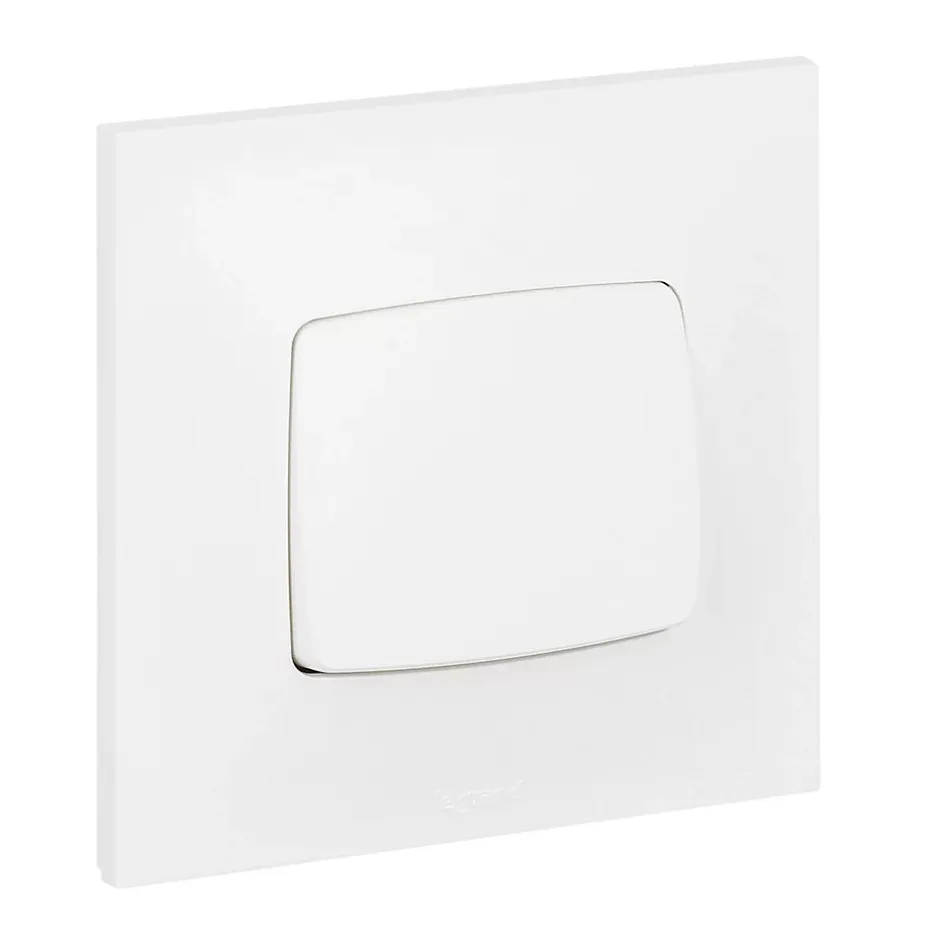 Poussoir Neptune plastique blanc^Legrand