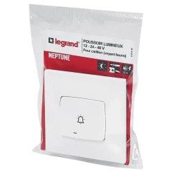 Poussoir lumineux carillon Neptune^Legrand