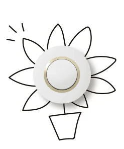 Poussoir simple Dooxie blanc-Legrand