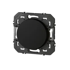 Poussoir simple Dooxie 0 952 64 noir 6A 250V-Legrand Outlet