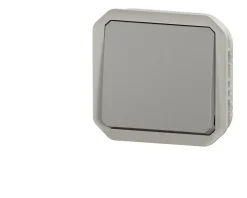 Poussoir simple Plexo™ gris composable-Legrand Clearance