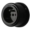 Prise 2 pôles + terre 16A Garby Porcelaine noire ronde^Fontini Clearance