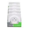 Prise 2 pôles + terre affleurante Odace blanc complet - lot de 5 pièces^Schneider Electric New