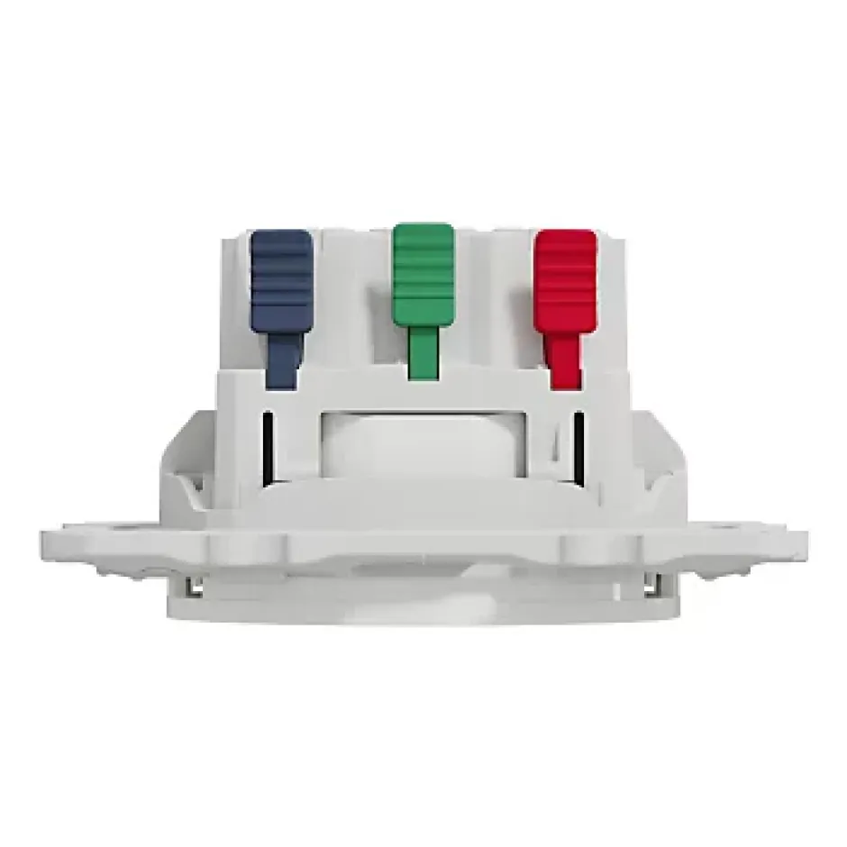 Prise 2 pôles + terre affleurante connexion rapide Odace blanc^Schneider Electric Clearance