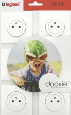 Prise 2 pôles + terre Dooxie, 6 pièces^Legrand Discount