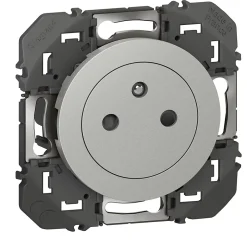 Prise 2 pôles + terre Dooxie aluminium carrée à composer^Legrand Clearance