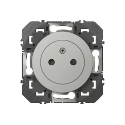 Prise 2 pôles + terre Dooxie aluminium carrée à composer^Legrand Clearance