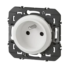 Prise 2 pôles + terre Dooxie easyréno blanc carrée à composer^Legrand Clearance