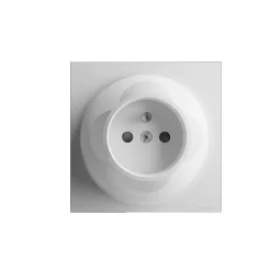 Prise 2 pôles+terre Neo Evo blanc^Fontini Hot