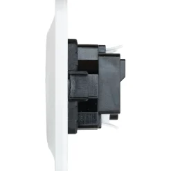 Prise avec terre affleurante en saillie Espen blanc composable-Jacobsen Best