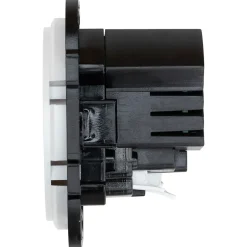 Prise avec terre Espen blanc à composer, 2xUSB-A+C^Jacobsen Online