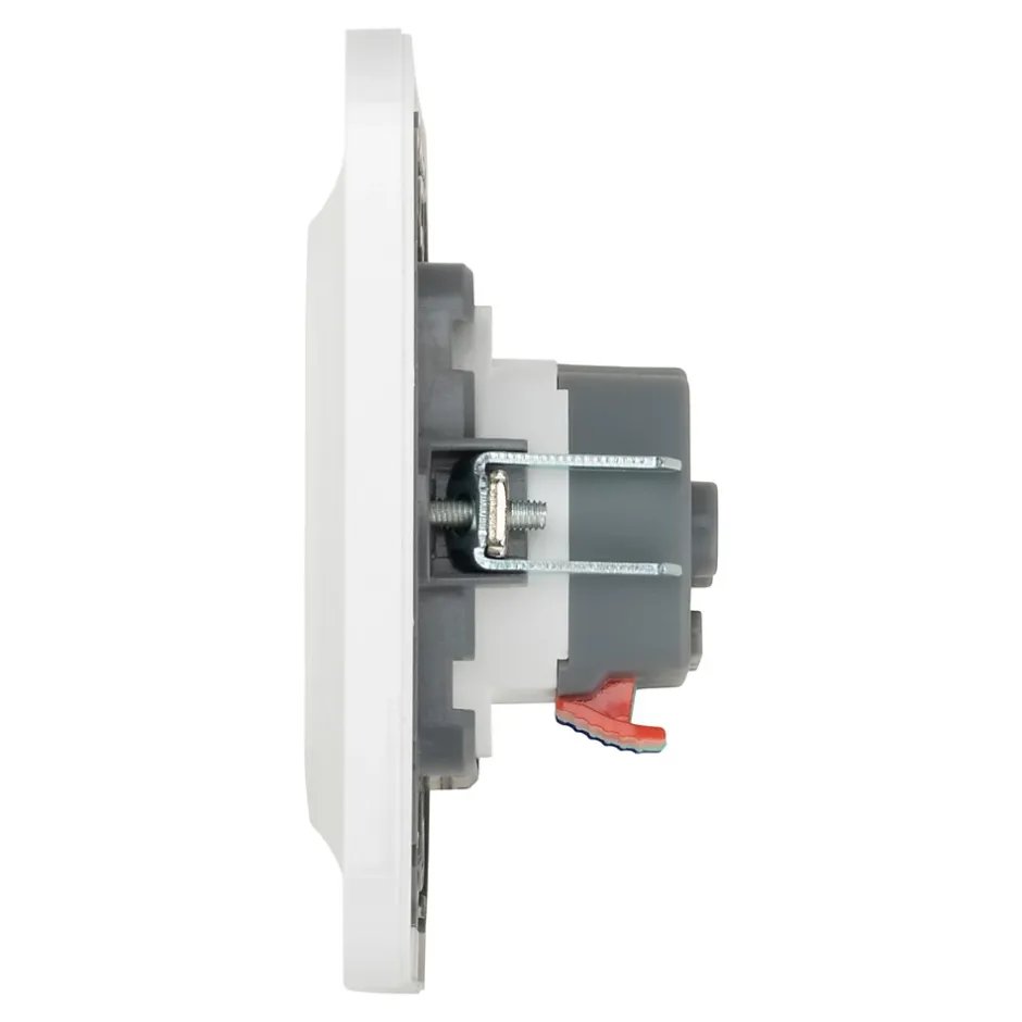 Prise avec terre Kennet blanc complet, lot de 5^Jacobsen Best