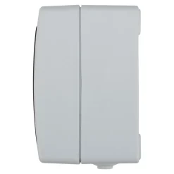 Prise avec terre étanche en saillie gris complet - H 8,5 cm / L 6,5 cm / P 5 cm^ Online