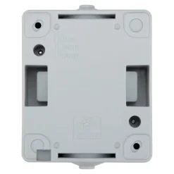 Prise avec terre étanche en saillie gris complet - H 8,5 cm / L 6,5 cm / P 5 cm^ Online