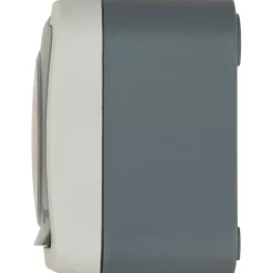 Prise avec terre étanche en saillie gris complet-Jacobsen