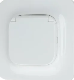 Prise avec terre étanche Kennet blanc complet^Jacobsen