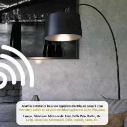 Prise commandable à distance Avec Interrupteur^Fishtec Outlet